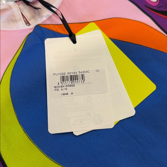 PUCCI PESCI AND MARMO-PRINT DRESS - Picture 7 of 8